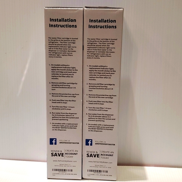 Refresh, LG refrigerator filters, New - Picture 4 of 8